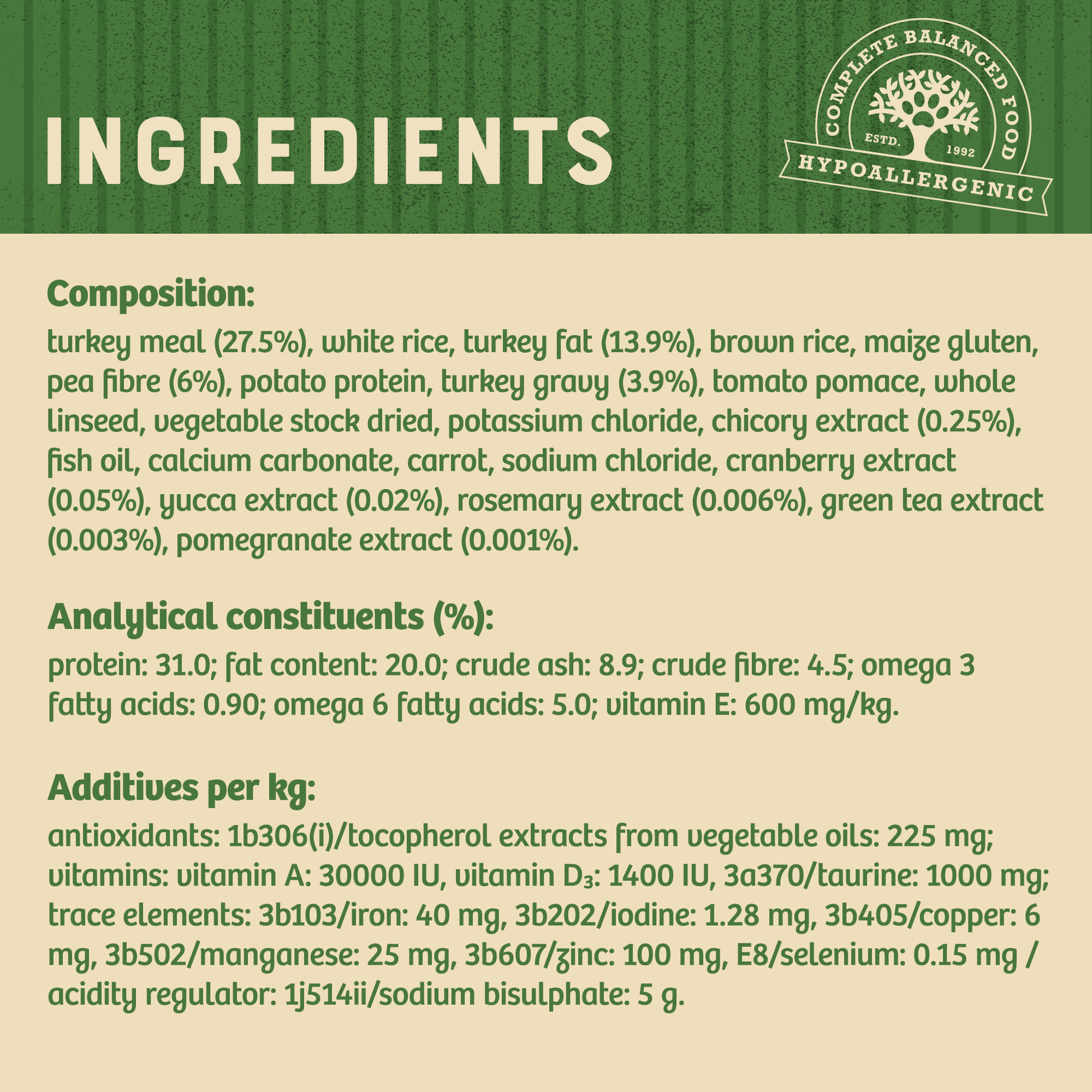 James Wellbeloved Hairball Turkey Dry Cat Food for Adult Cats, 1.5kg