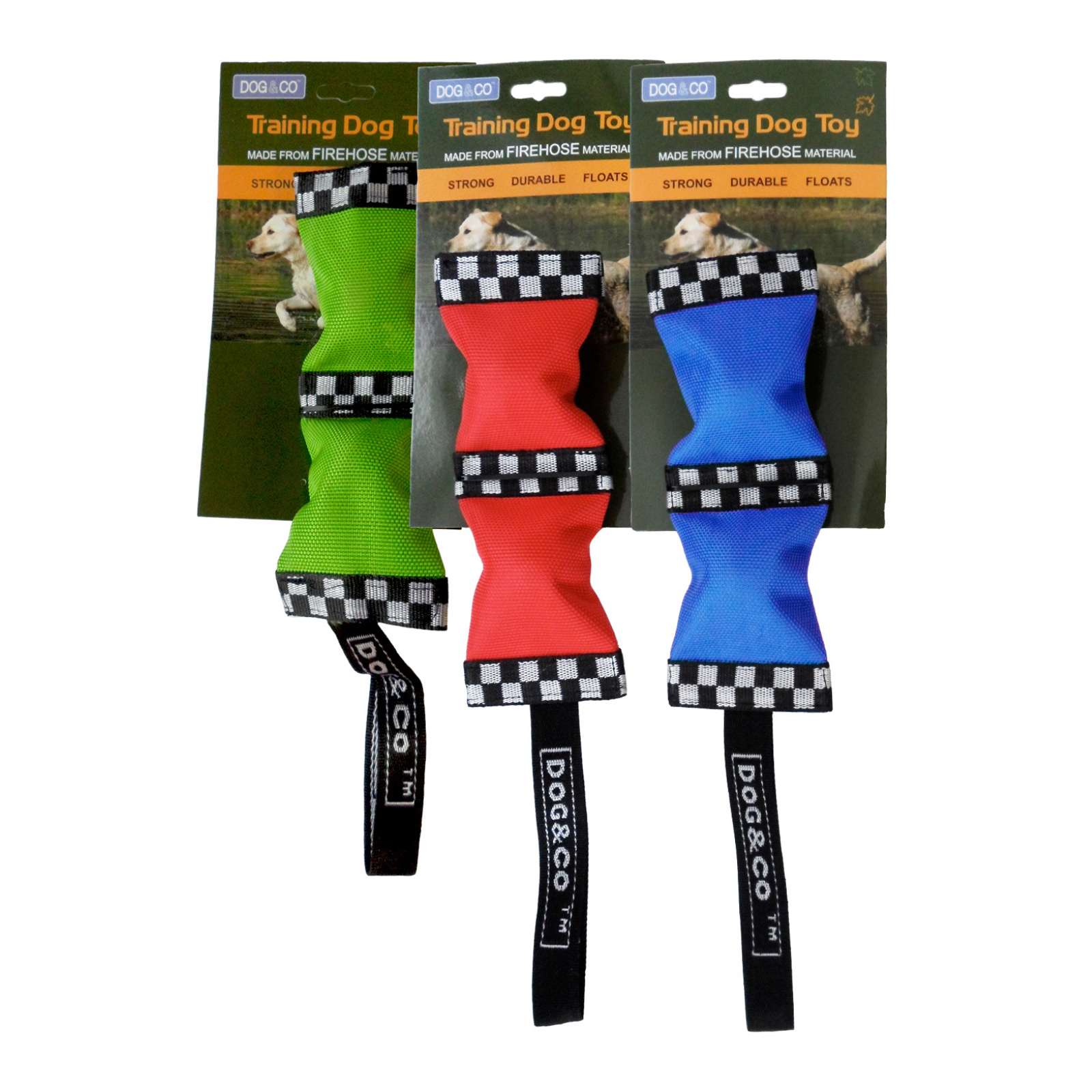 Dog & Co Fire Hose Double Ball Dog Toy