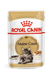 Royal Canin Wet Cat Food Chunks In Gravy for Adult Maine Coon Cats, 85g