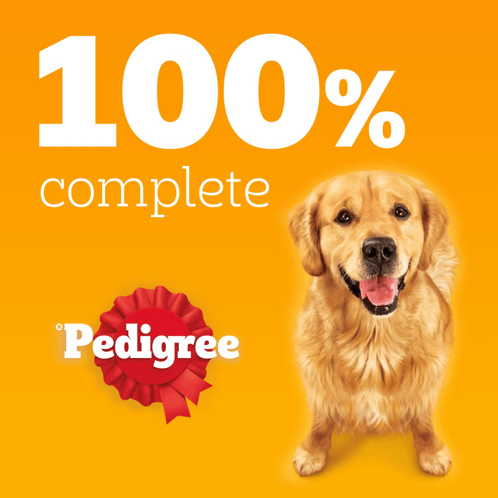 Pedigree Poultry & Vegetables Complete Dry Dog Food for Adult Dogs, 3kg