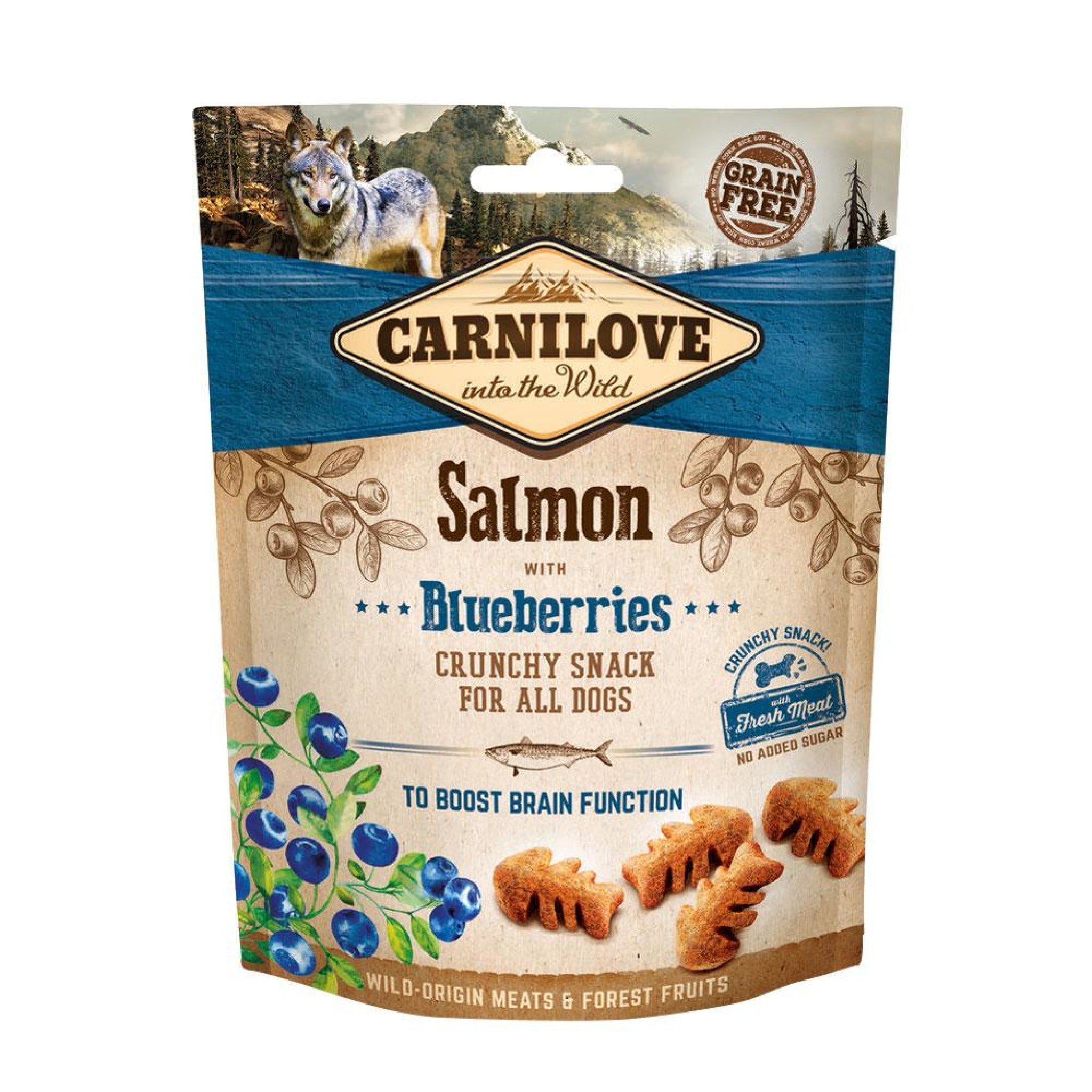 Carnilove Salmon with Blueberries Crunchy Dog Treats, 200g