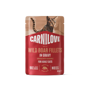 Carnilove Wild Boar with Chamomile Wet Cat Food for Adult Cats, 85g