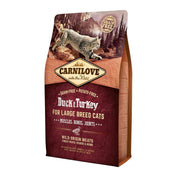 Carnilove Duck & Turkey Dry Cat Food for Large Breed Adult Cats, 2kg