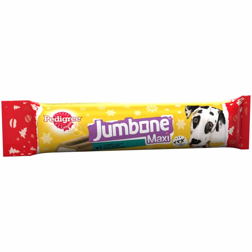 Pedigree Christmas Turkey Jumbone Large Dog Treat, 1 Chew