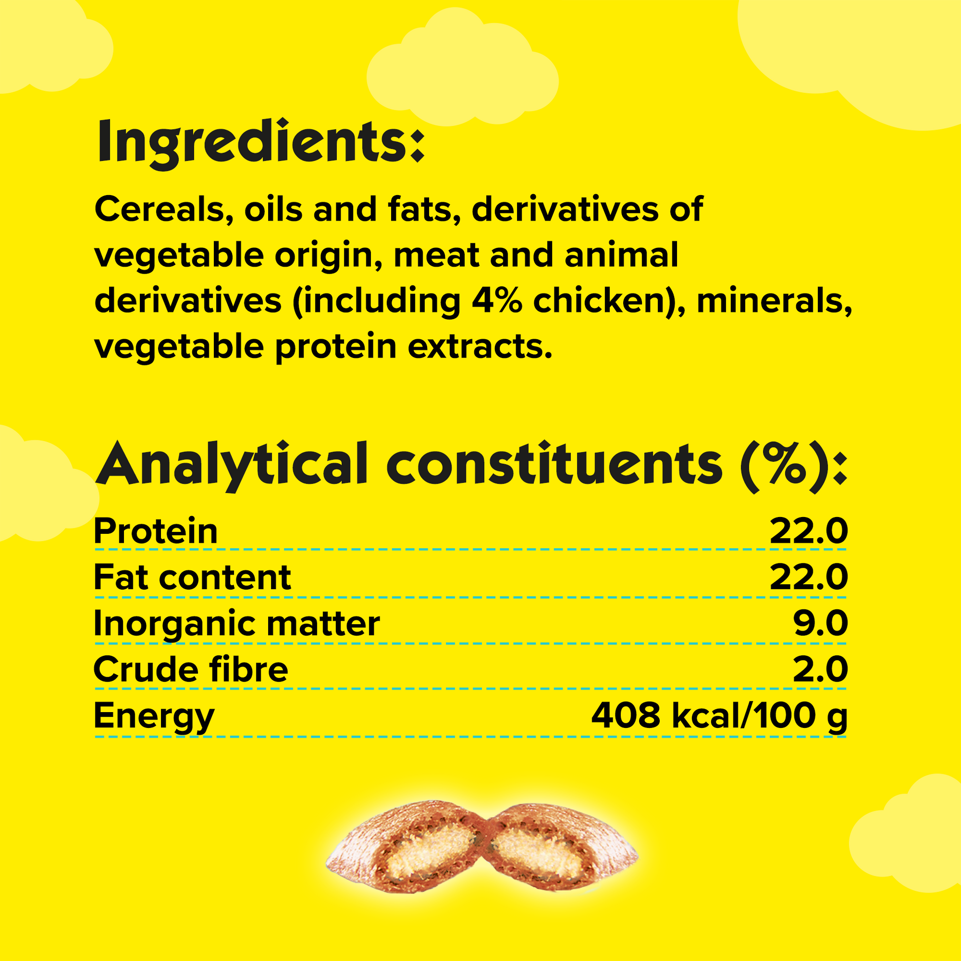 Dreamies Cat Treats with Chicken, 350g Mega Tub