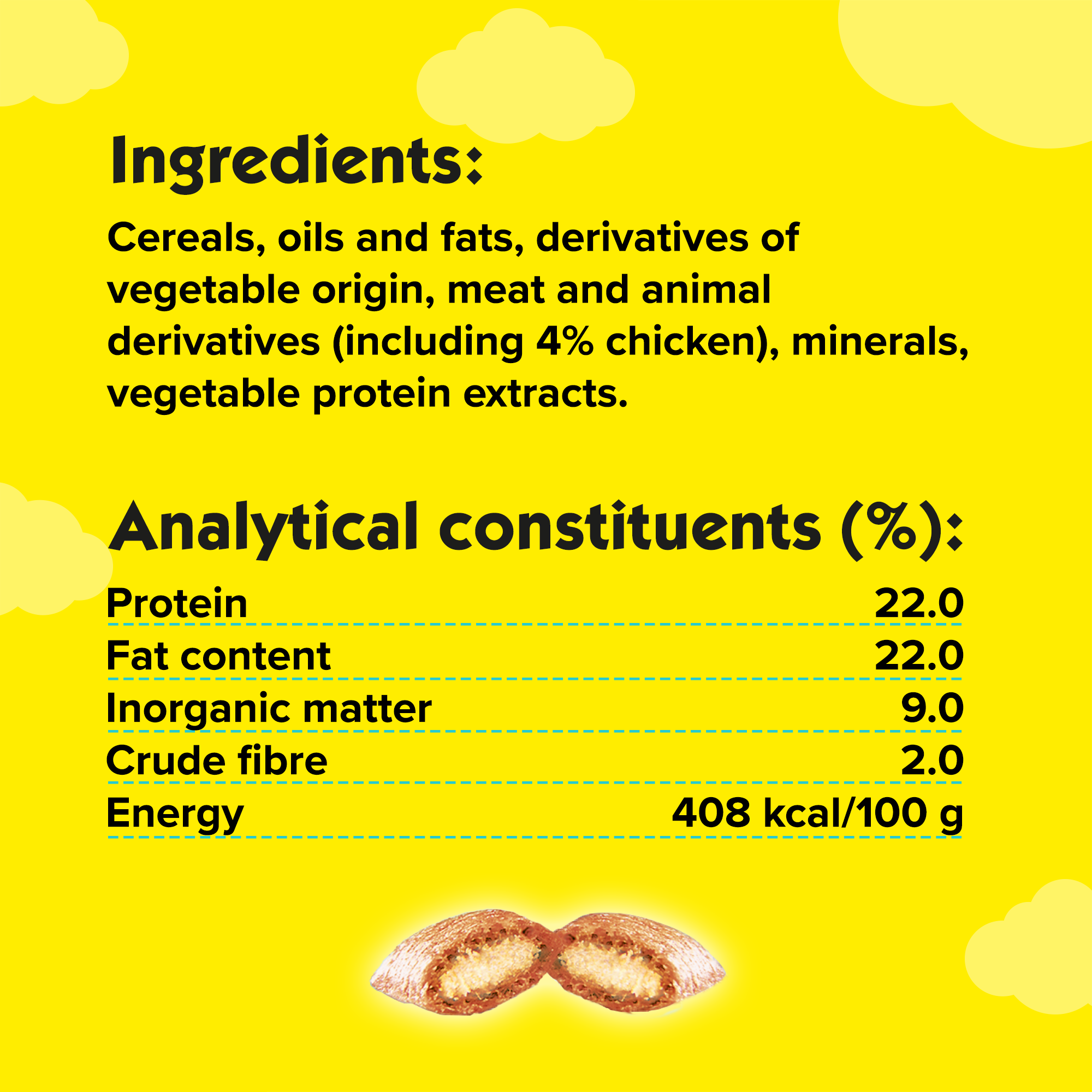 Dreamies Cat Treats with Chicken, 350g Mega Tub