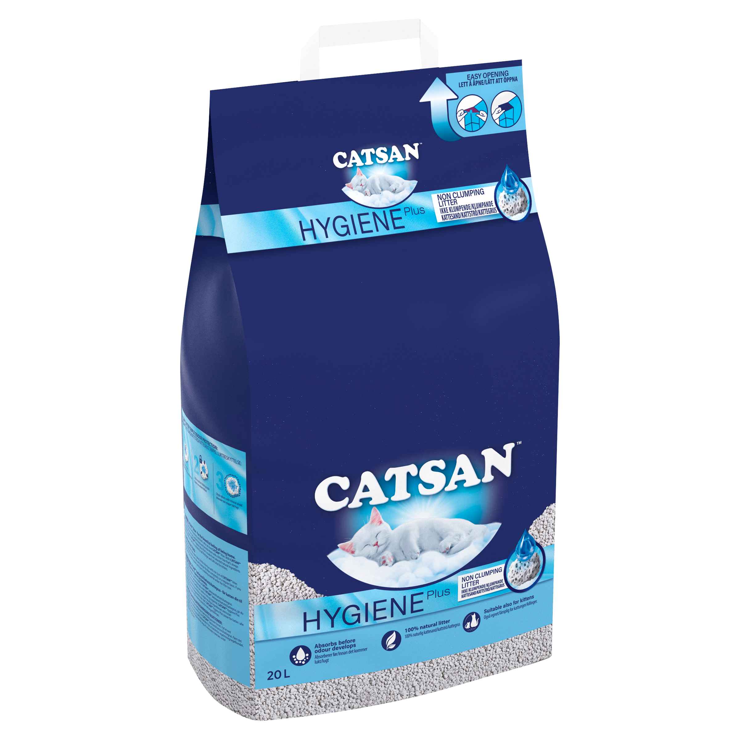 Catsan Cat Hygiene Non-Clumping Litter, 20L