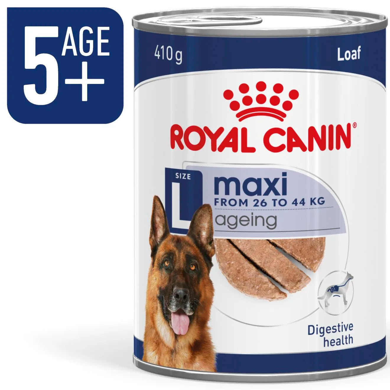Royal Canin Ageing 5+ Wet Dog Food in Loaf for Large Breed Senior Dogs, 410g